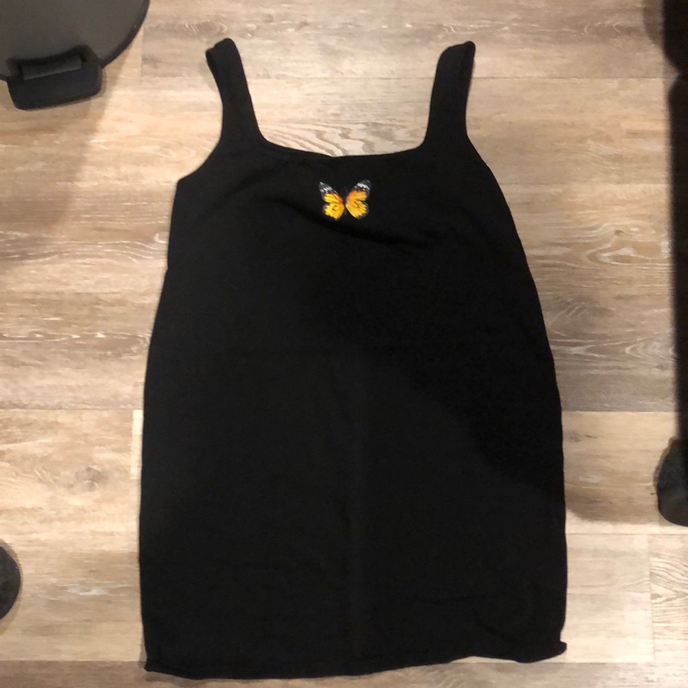 Butterfly bodycon tank dress XXL